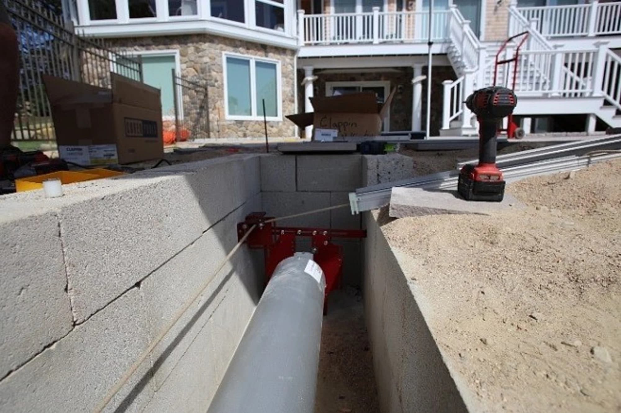 Pool cover installation step 6