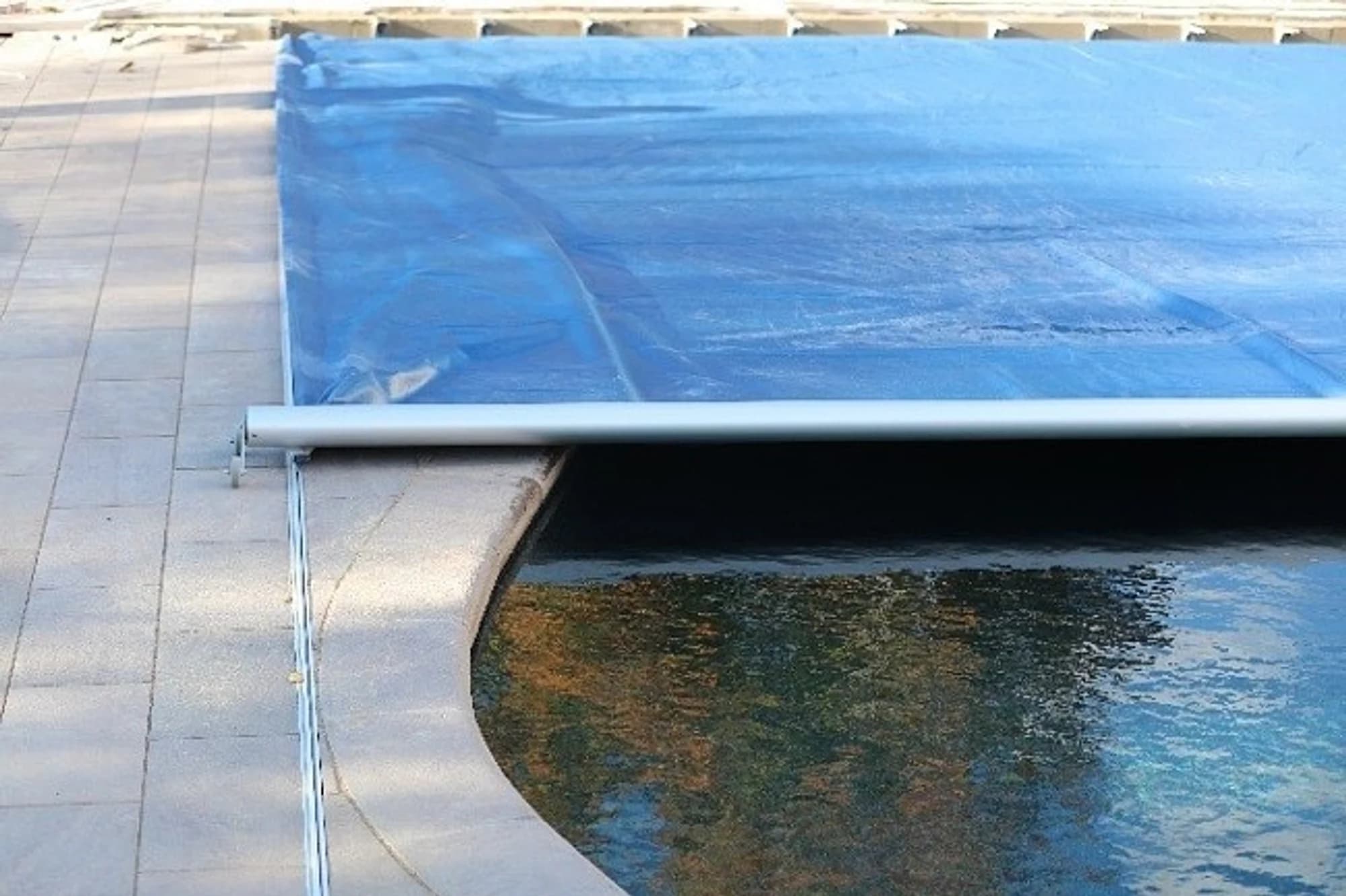 Pool cover installation step 11
